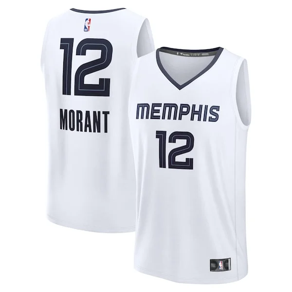 Comodo Cool Eccezionale Ja Morant Memphis Grizzlies Fast Break Replica Player Jersey Association Edition White