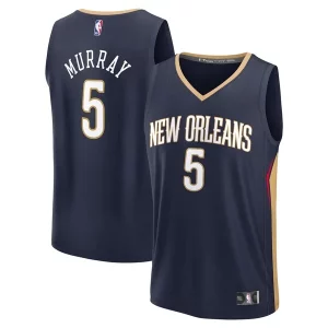 Comodo Dejounte Murray New Orleans Pelicans Youth Fast Break Replica Player Jersey Icon Edition Navy