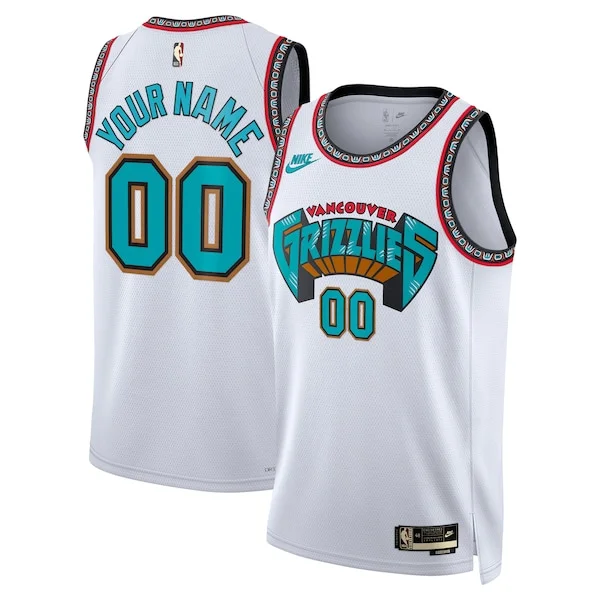 Comodo Duraturo Memphis Grizzlies Nike Unisex Adult Swingman Custom Jersey Classic Edition White