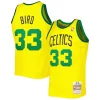 Comodo Fantastico Larry Bird Boston Celtics 1985 86 Hardwood Classics Reload 3.0 Swingman Jersey Gold