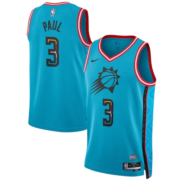 Comodo Fantastico Magnifico Chris Paul Phoenix Suns Nike Unisex 2022/23 Swingman Jersey City Edition Turquoise