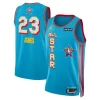 Comodo Lussuoso LeBron James Jordan Brand Unisex 2025 NBA All Star Game Swingman Player Jersey Light Blue