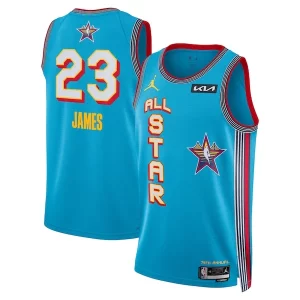Comodo Lussuoso LeBron James Jordan Brand Unisex 2025 NBA All Star Game Swingman Player Jersey Light Blue