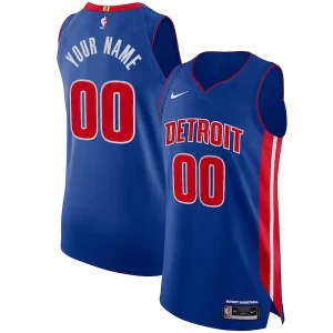 Comodo Magnifico Detroit Pistons Nike Authentic Custom Jersey Blue Icon Edition