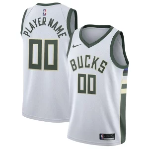 Comodo Milwaukee Bucks Nike 2020/21 Swingman Custom Jersey Association Edition White