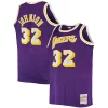 Comodo Moderno Incantevole Magic Johnson Los Angeles Lakers Big & Tall 1984/85 Hardwood Classics Swingman Jersey Purple