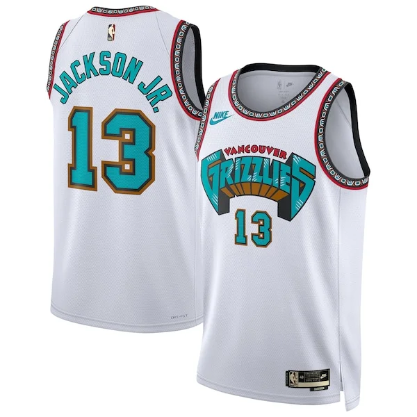 Comodo Pratico Jaren Jackson Jr. Memphis Grizzlies Nike Unisex 2024/25 Swingman Jersey White Classic Edition