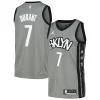 Comodo Resistente Kevin Durant Brooklyn Nets Nike Swingman Player Jersey Statement Edition Gray/Blue