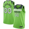 Comodo Robusto Prestigioso Minnesota Timberwolves Jordan Brand Swingman Custom Jersey Statement Edition Green