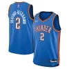 Comodo Shai Gilgeous Alexander Oklahoma City Thunder Nike Youth Swingman Jersey Icon Edition Blue