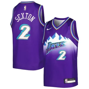 Comodo Versatile Collin Sexton Utah Jazz Nike Youth 2022/23 Swingman Jersey City Edition Purple