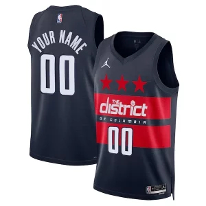 Comodo Washington Wizards Jordan Brand Unisex 2024/25 Custom Swingman Jersey Statement Edition Navy