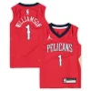 Comodo Zion Williamson New Orleans Pelicans Jordan Brand Preschool 2020/21 Fast Break Replica Jersey Statement Edition Red