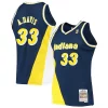Cool Accattivante Elegante Antonio Davis Indiana Pacers 1996/97 Hardwood Classics Swingman Jersey Navy