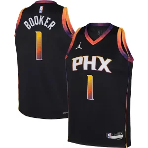 Cool Classico Devin Booker Phoenix Suns Jordan Brand Youth Swingman Jersey Statement Edition Black