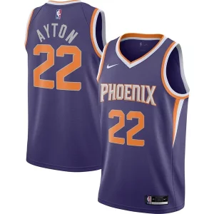 Cool Deandre Ayton Phoenix Suns Nike 2020/21 Swingman Player Jersey Icon Edition Purple