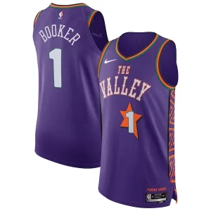 Cool Devin Booker Phoenix Suns Nike 2024/25 Authentic Player Jersey City Edition Purple