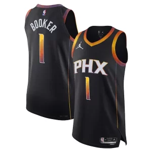 Cool Duraturo Devin Booker Phoenix Suns Jordan Brand Authentic Player Jersey Statement Edition Black