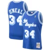Cool Duraturo Shaquille O'Neal Los Angeles Lakers Hardwood Classics Swingman Jersey Royal/Purple/Gold