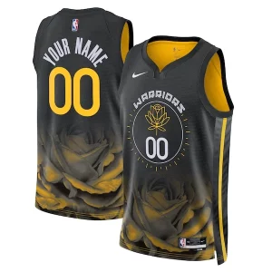 Cool Golden State Warriors Nike Unisex 2022/23 Swingman Custom Jersey City Edition Black