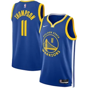 Cool Klay Thompson Golden State Warriors Nike Unisex Swingman Jersey Icon Edition Royal/White