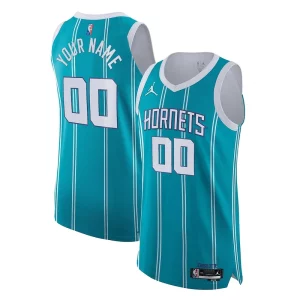 Cool Meraviglioso Resistente Charlotte Hornets Nike 2021/22 Diamond Swingman Authentic Custom Jersey Icon Edition Teal