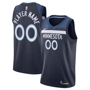 Cool Ottimo Meraviglioso Minnesota Timberwolves Nike Swingman Custom Jersey Navy Icon Edition