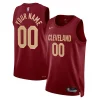 Cool Pratico Elegante Cleveland Cavaliers Nike Unisex Swingman Custom Jersey Burgundy Icon Edition