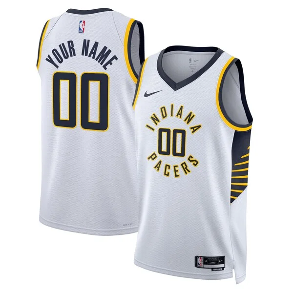 Cool Pratico Indiana Pacers Nike Unisex Swingman Custom Jersey White Association Edition