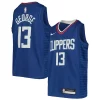 Cool Splendido Accattivante Paul George LA Clippers Nike Youth Swingman Jersey Icon Edition Royal