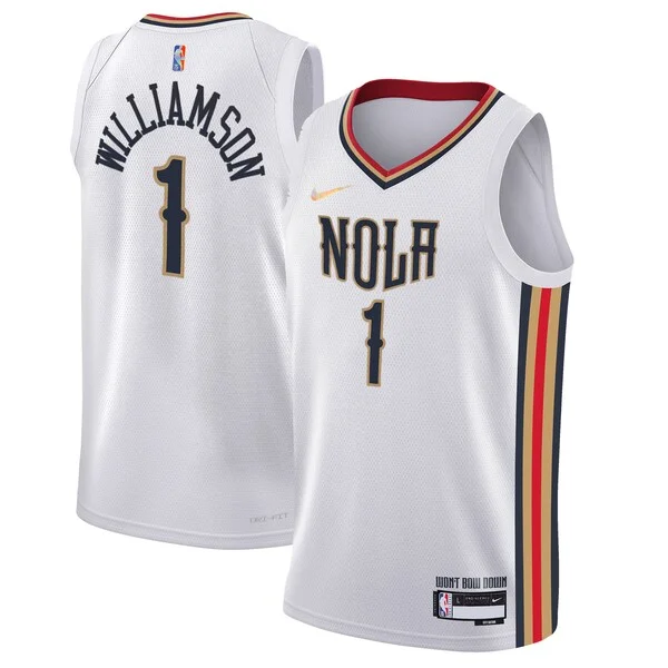 Cool Zion Williamson New Orleans Pelicans Nike Youth Swingman Jersey City Edition White