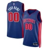 Delizioso Accattivante Detroit Pistons Nike 2021/22 Diamond Swingman Custom Jersey Icon Edition Blue