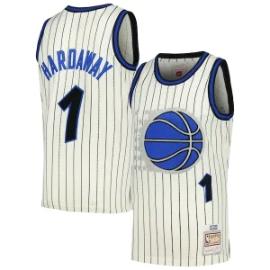 Delizioso Accattivante Ottimo Penny Hardaway Orlando Magic Chainstitch Swingman Jersey Cream