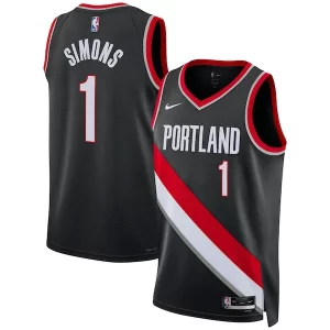 Delizioso Anfernee Simons Portland Trail Blazers Nike Unisex Swingman Jersey Icon Edition Black