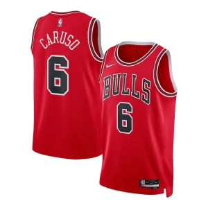 Delizioso Comodo Alex Caruso Chicago Bulls Nike Unisex Swingman Jersey Association Edition Red