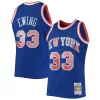 Delizioso Cool Patrick Ewing New York Knicks 1991/92 Hardwood Classics NBA 75th Anniversary Diamond Swingman Jersey Blue
