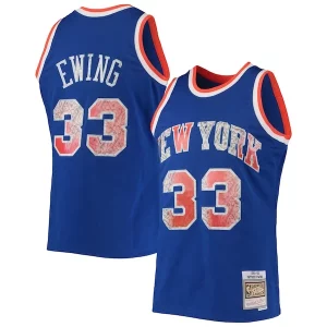 Delizioso Cool Patrick Ewing New York Knicks 1991/92 Hardwood Classics NBA 75th Anniversary Diamond Swingman Jersey Blue