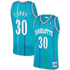 Delizioso Dell Curry Charlotte Hornets 1992/93 Hardwood Classics Swingman Jersey Teal