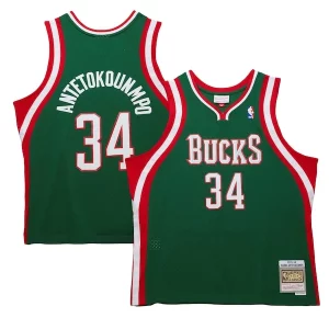 Delizioso Fantastico Classico Giannis Antetokounmpo Milwaukee Bucks 2013/14 Hardwood Classics Swingman Jersey Hunter Green