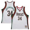Delizioso Fantastico Giannis Antetokounmpo Milwaukee Bucks 2013/14 Hardwood Classics Swingman Jersey White