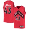 Delizioso Fantastico Ottimo Pascal Siakam Toronto Raptors Nike Youth Swingman Jersey Icon Edition Red/White