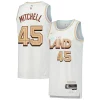 Delizioso Fascinante Attraente Donovan Mitchell Cleveland Cavaliers Nike Swingman Player Jersey City Edition White