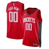 Delizioso Houston Rockets Nike Unisex Swingman Custom Jersey Red Icon Edition