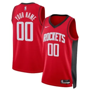 Delizioso Houston Rockets Nike Unisex Swingman Custom Jersey Red Icon Edition