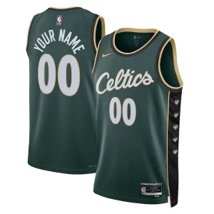 Delizioso Incantevole Boston Celtics Nike Unisex 2022/23 Swingman Custom Jersey City Edition Kelly Green
