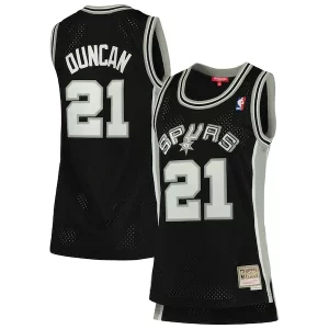 Delizioso Incantevole Tim Duncan San Antonio Spurs Women's 1998/99 Hardwood Classics Swingman Jersey Black