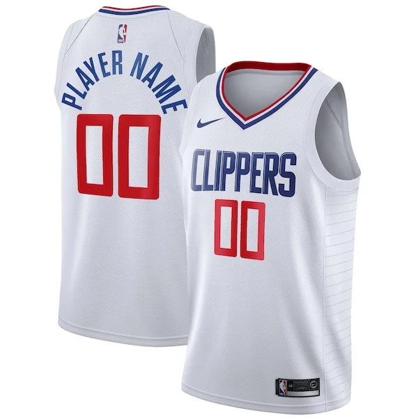 Delizioso LA Clippers Nike 2020/21 Swingman Custom Jersey Association Edition White