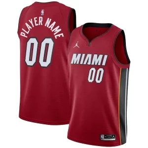 Delizioso Miami Heat Jordan Brand Swingman Custom Jersey Statement Edition Red