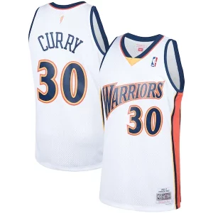 Delizioso Ottimo Splendido Stephen Curry Golden State Warriors Hardwood Classics Swingman Jersey White