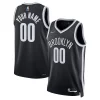 Delizioso Splendido Sofisticato Brooklyn Nets Nike 2021/22 Diamond Swingman Custom Jersey Icon Edition Black